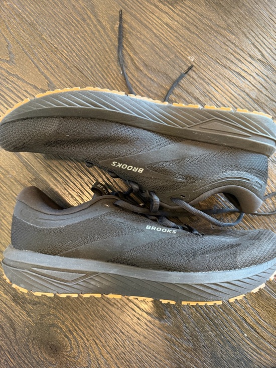 Brooks Other - Brooks Revel 7 Mens Size 12 Black Gum Athletic Running Walking Shoes